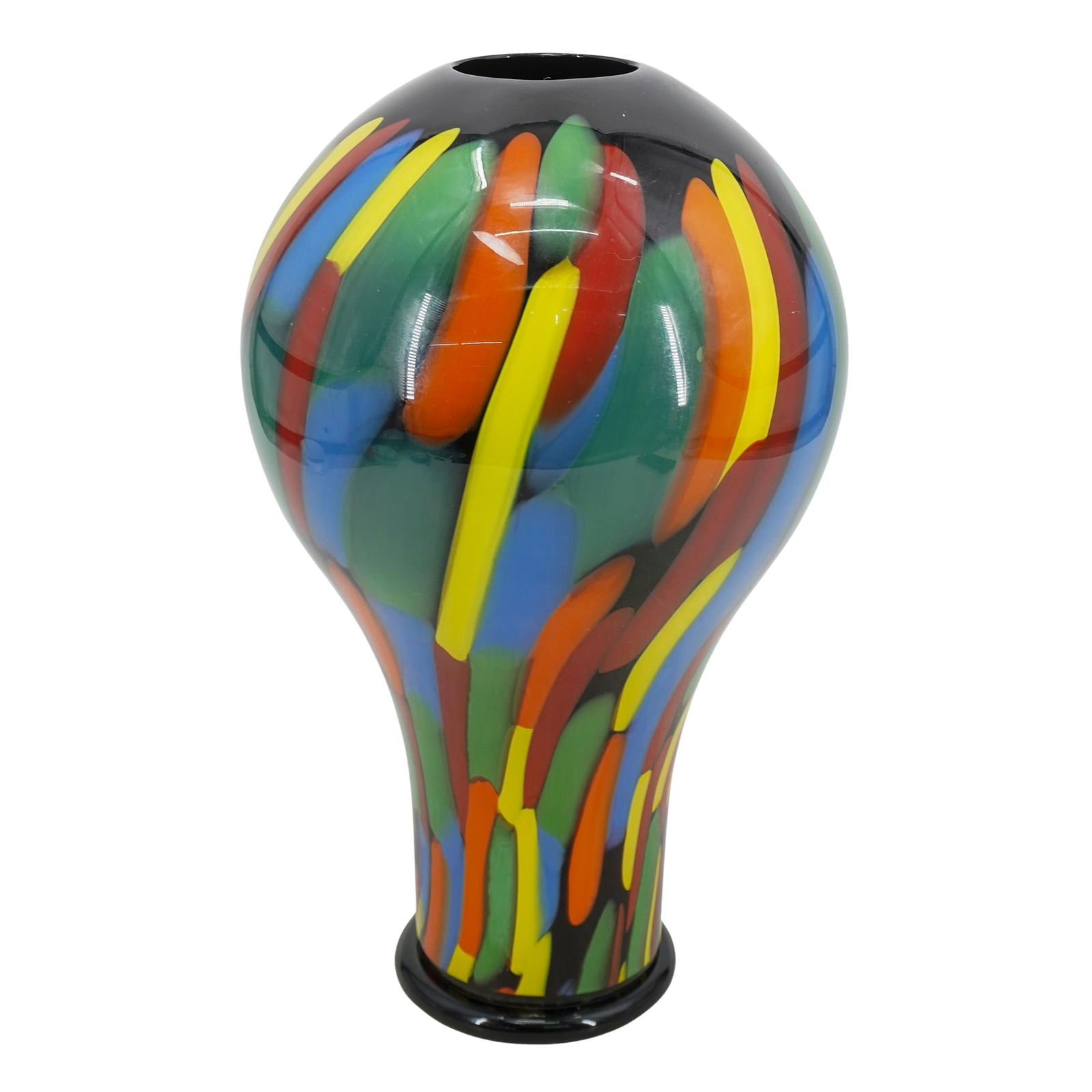 Seguso Viro Murano Glass Dimpled Vase (1 of 6)