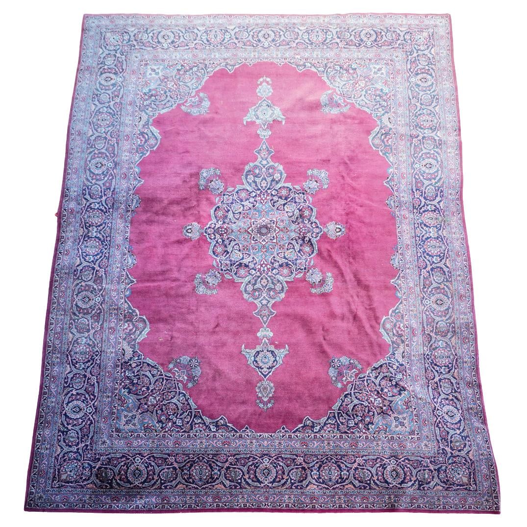Large Persian Silk & Cotton Rug (1 of 6)