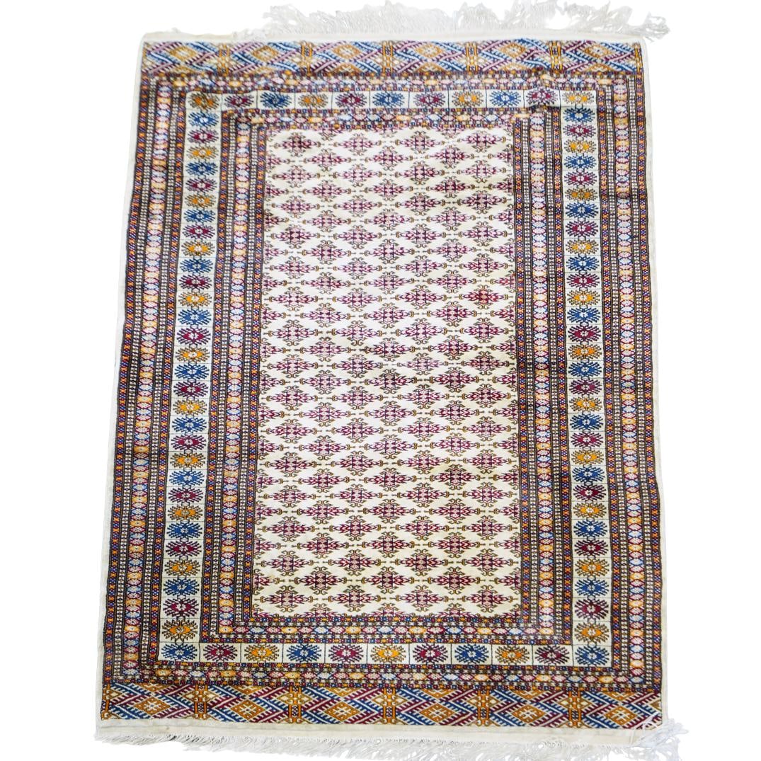 Caucasian Cotton Geometric Rug (1 of 4)