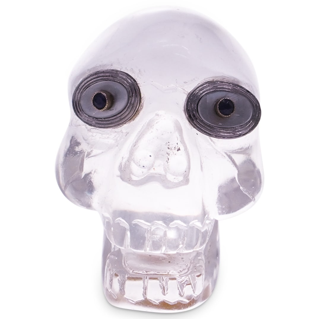 Quartz Rock Crystal Small Carved Crystal Skull (1 of 6)