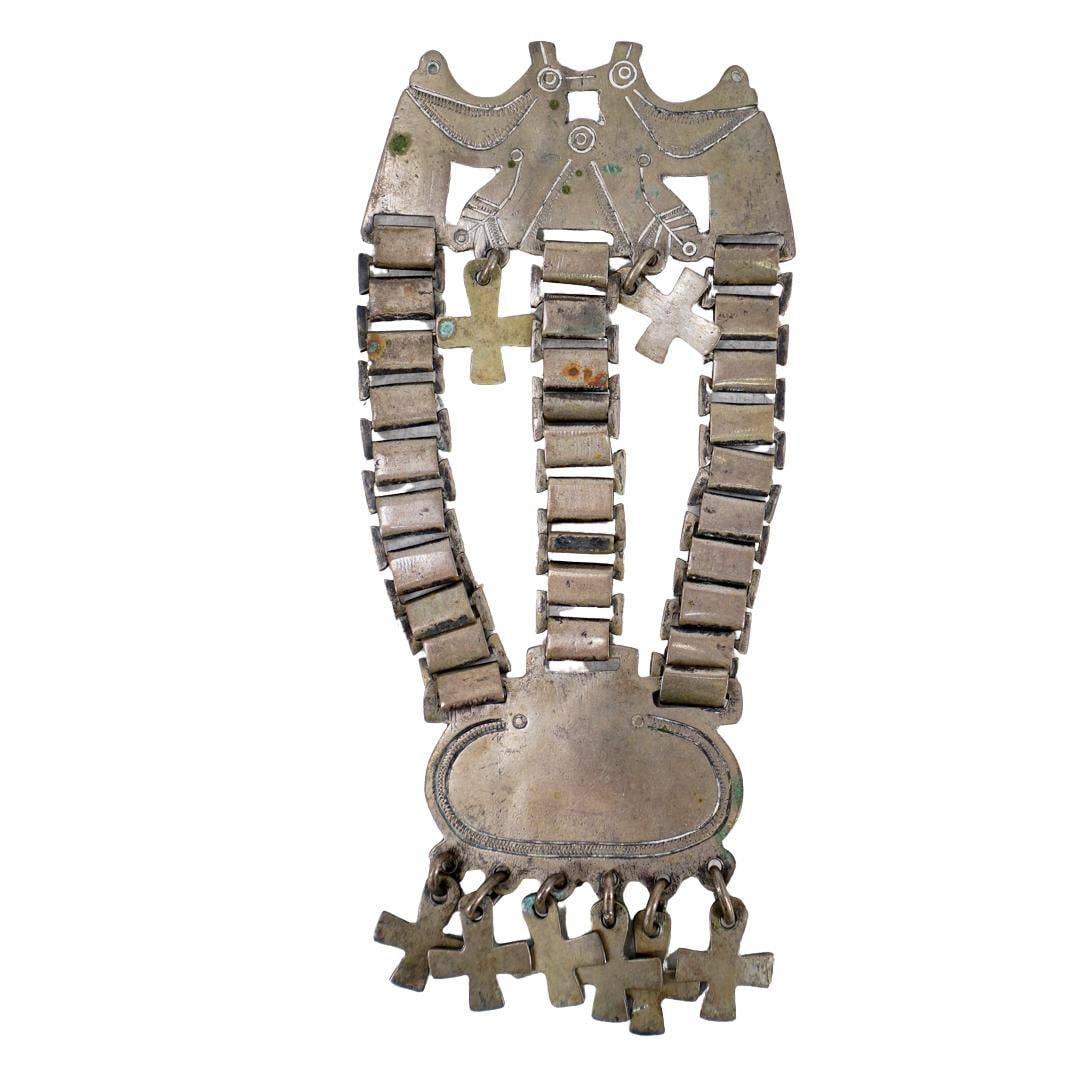 Mapuche Tribal Silver Pectoral Pin (1 of 4)