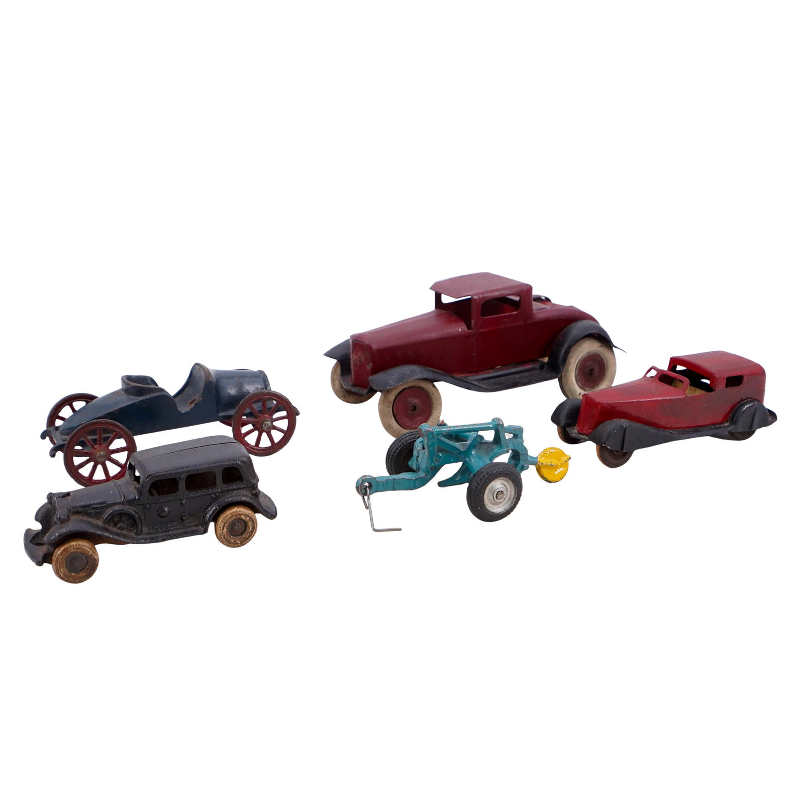 (5 Pc) Assorted Cast Iron Car Toys Grouping (1 of 14)