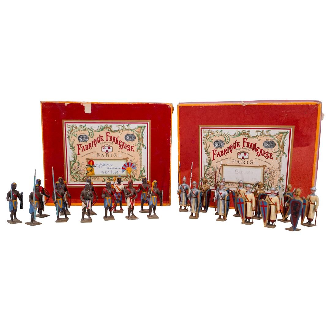(24 Pc) Vintage CBG Mignot French Miniature Soldiers Collection (1 of 20)