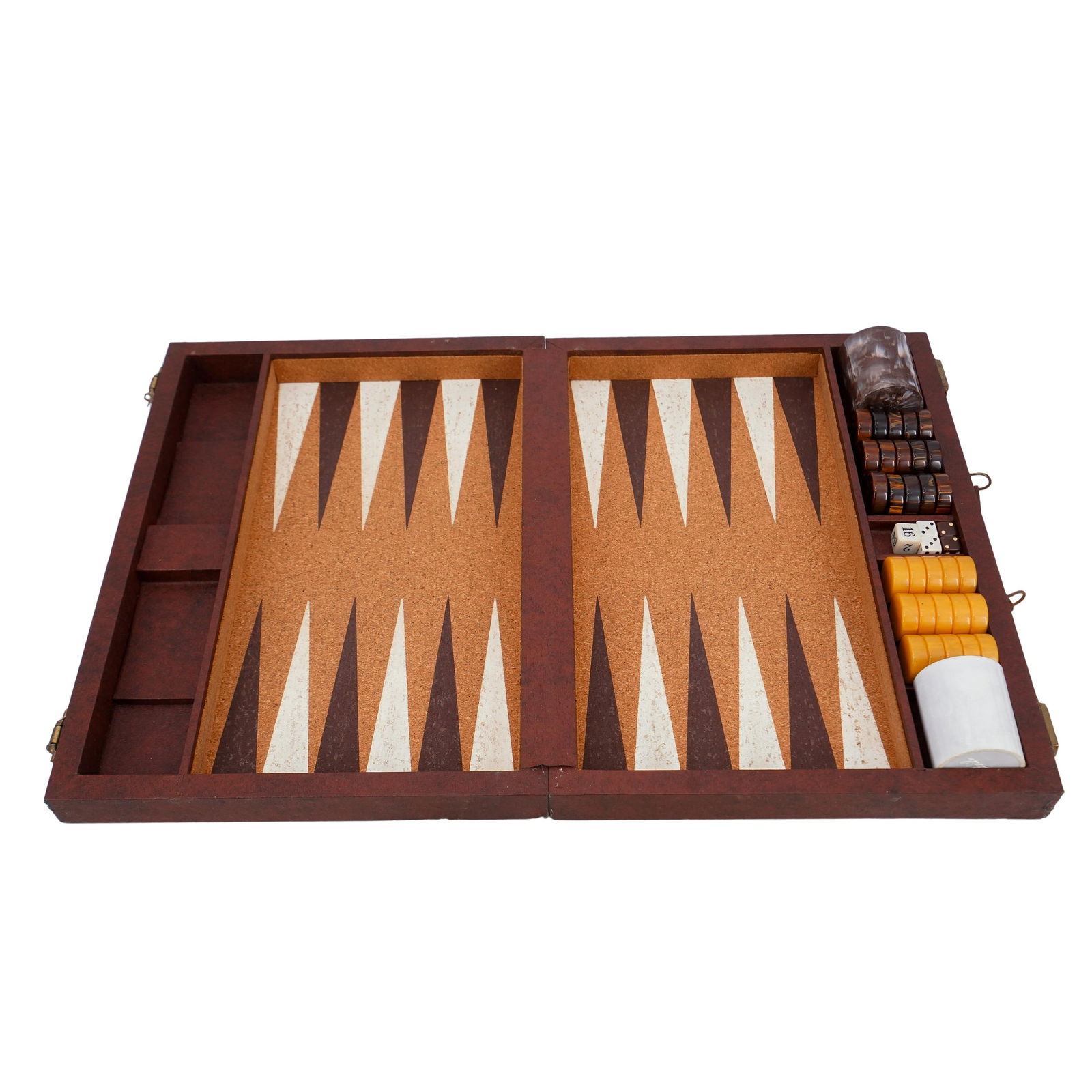 Crisloid Bakelite Backgammon Set (1 of 14)