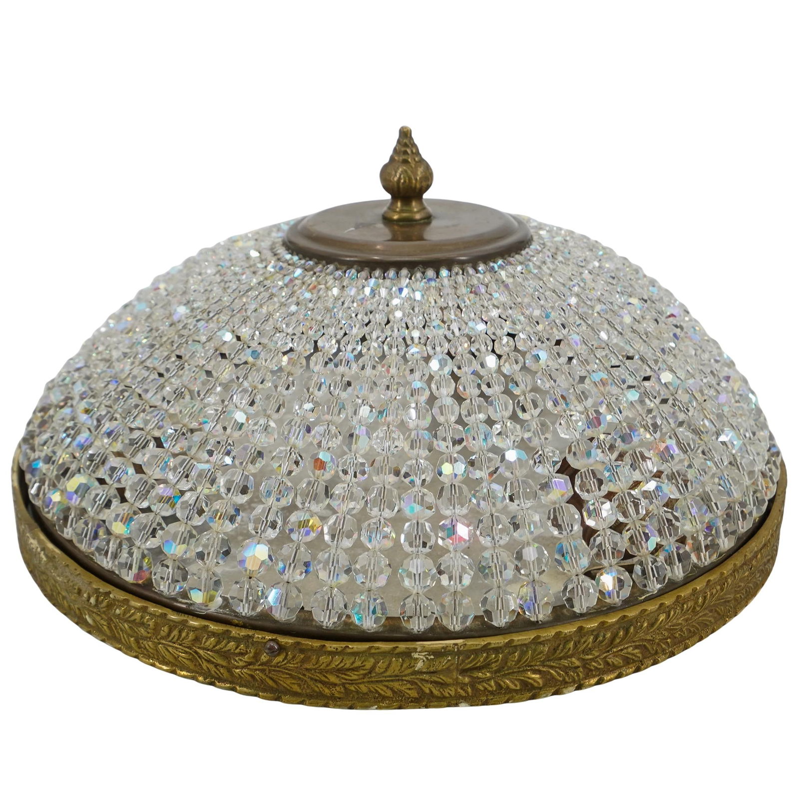 Beaded Flush Mount Light Fixture (1 of 9)