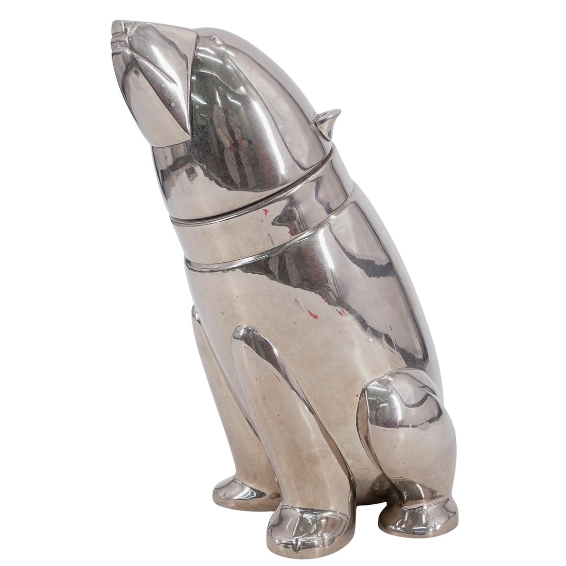 Silver Plated Polar Bear Cocktail Shaker (1 of 5)