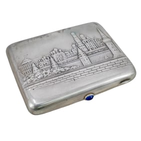 Soviet Silver Cigarette Case