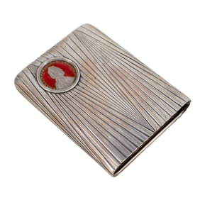 Faberge Silver Cheroot Enamel Cigarette Case (Anders Nevalainen)