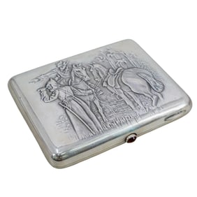Soviet Silver Cigarette Case