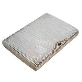 Russian Silver Cigarette Case