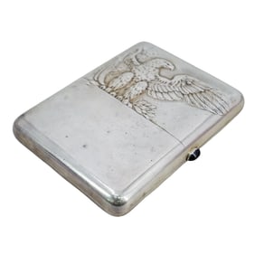 Russian Silver Cigarette Case (Peter Grigoriev)