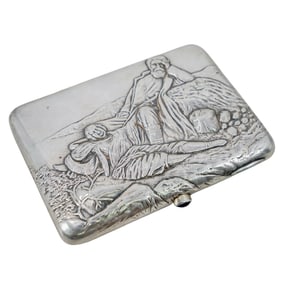 Russian Silver Cigarette Case