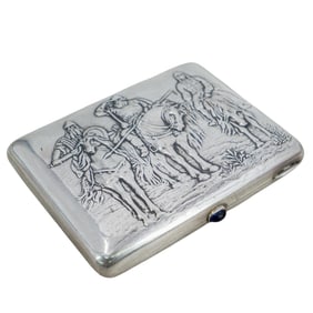 Soviet Silver Cigarette Case
