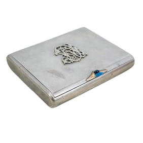 Russian Silver Cigarette Case