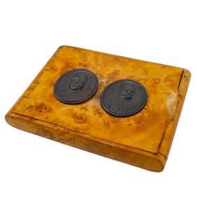 Russian Imperial Karelian Birch Cigarette Case