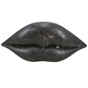 Kelly Wearstler (American, B. 1967) "Classic Big Kiss" Marble Statue