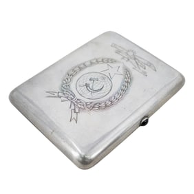 Soviet Silver Cigarette Case