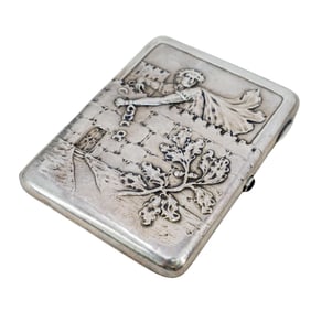Russian Silver Cigarette Case