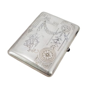 Russian Silver Cigarette Case