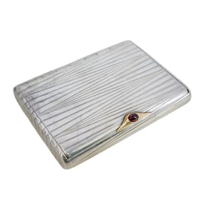 Russian Silver Cigarette Case