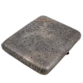 Russian Silver Samorodok Cigarette Case