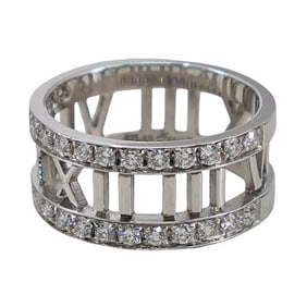 Tiffany & Co. 18K Gold And Diamond Atlas Ring