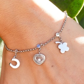 18K Chopard Charm Bracelet
