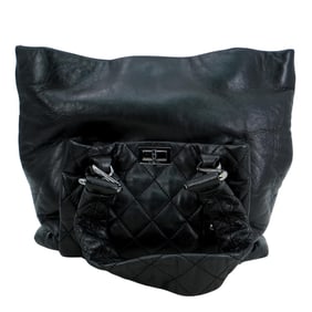 Chanel Black Lambskin Tote