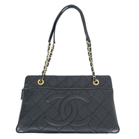 Chanel Black Caviar Medium Tote