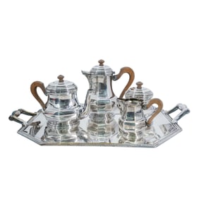 (5 Pc) Puiforcat Coffee/Tea Set