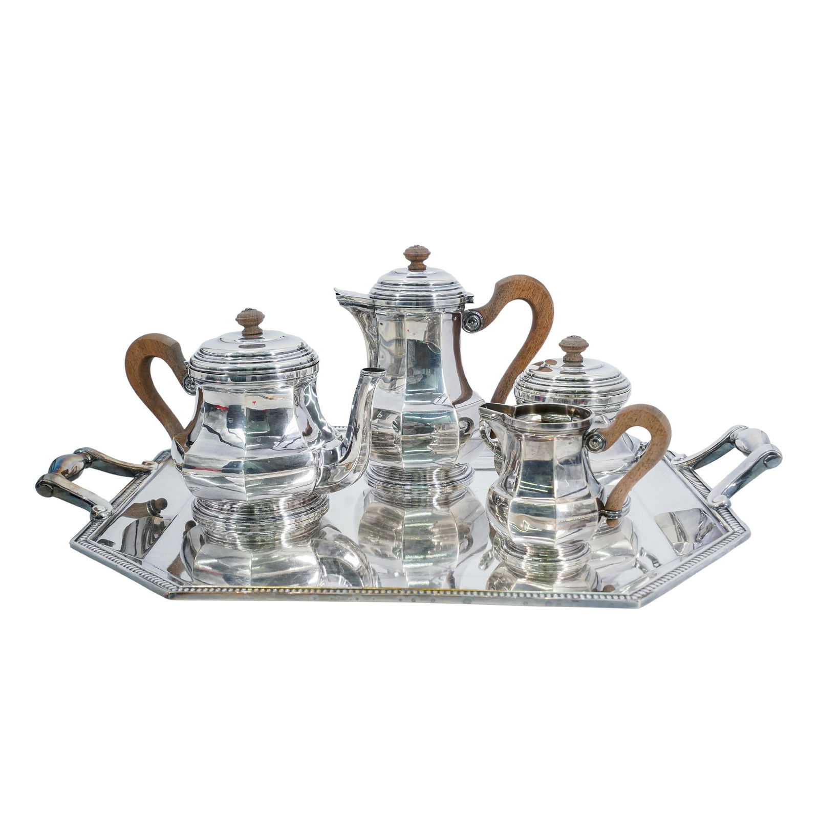 (5 Pc) Puiforcat Coffee/Tea Set (1 of 20)
