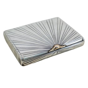 Russian Silver Cigarette Case