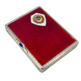 Soviet Silver Cigarette Case