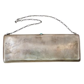 Russian Silver Elongated Purse
