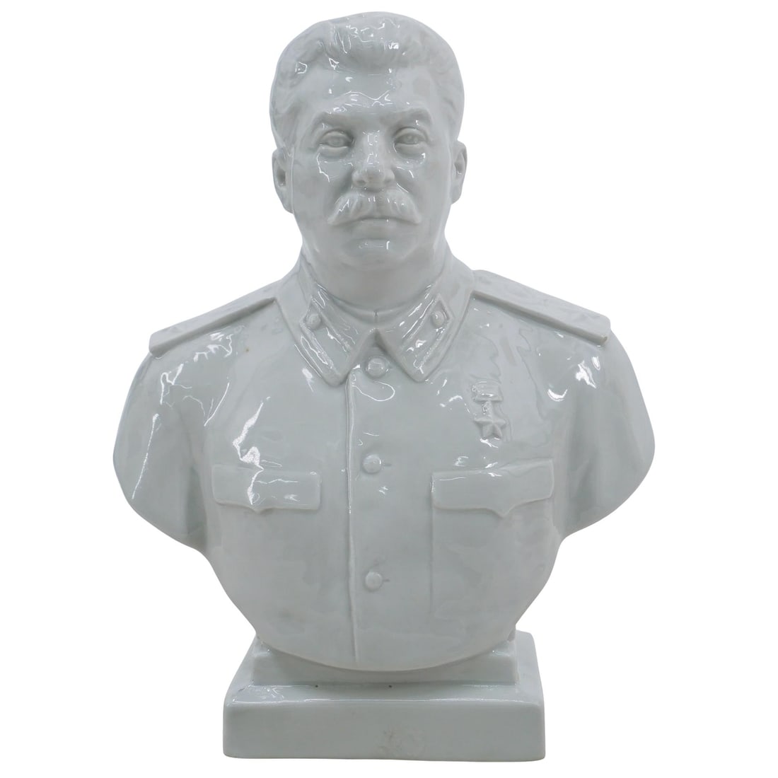 Soviet Porcelain Bust Of Stalin (Lomonosov State Porcelain Factory) (1 of 5)