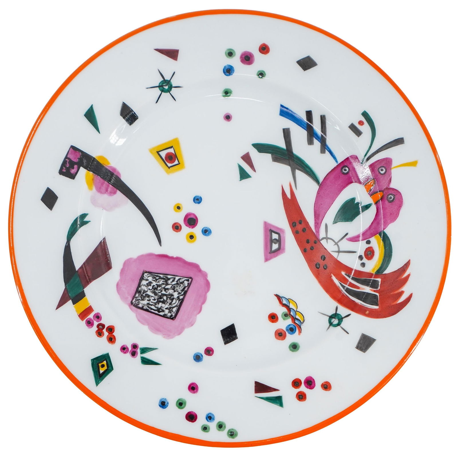 Soviet Propaganda Hand Painted Porcelain Plate (1 of 15)