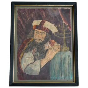 Samuel Genz Watercolor & Pencil Portrait Painting