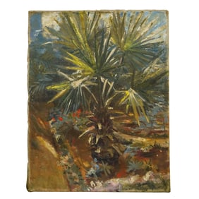 (Russian School) 19th C. Oil on Canvas Painting