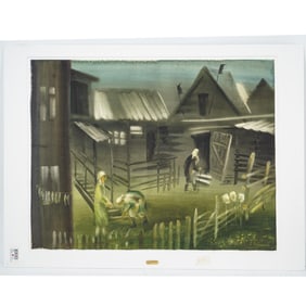 Olga Nikolajewna Rydnikova (Russian, B. 1947) Watercolor On Paper