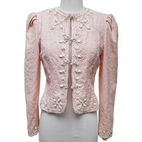 Oscar De La Renta Blush Pink Jacket