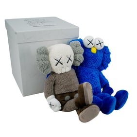 Kaws "Seeing/Watching" Plush Figures