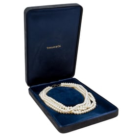 Tiffany & Co. Multi Strand Pearl Necklace