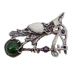 Deangelo Precious Stone and Sterling Pendant