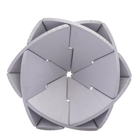 Shiang-Shin Yeh (Taiwan B. 1969) Anodized Aluminum Brooch