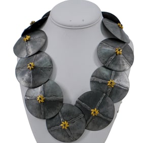 Peggy Bannenberg (Dutch B. 1960) Metal Alloy Jewelry Set