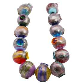 Nirit Dekel (Israeli/American) Blown Glass Necklace