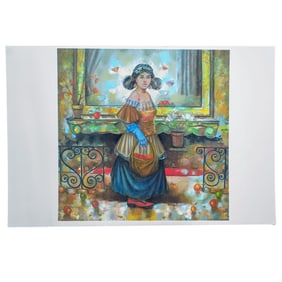 Seyran Mejanyan (Armenian, B. 1995) "Dream" Oil On Canvas