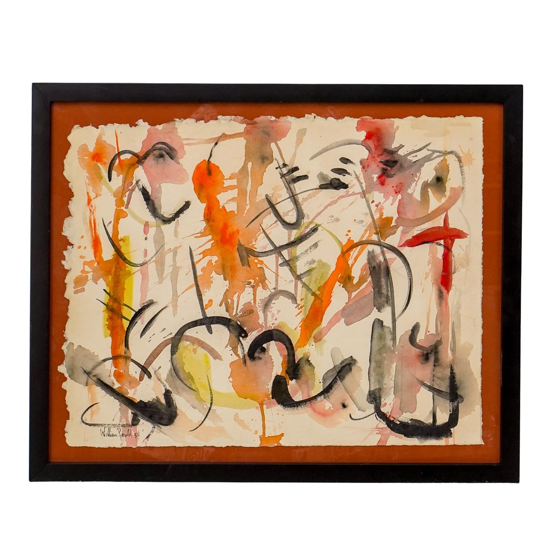 William Ronald (Canadian, 1926-1998) Watercolor on Woven Paper (1 of 6)