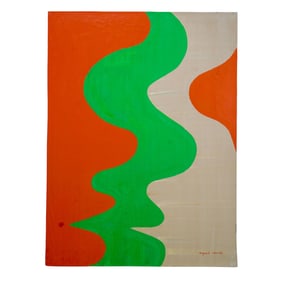 Eugenia Okoshi (Japanese, 1921-2008) Oil on Canvas