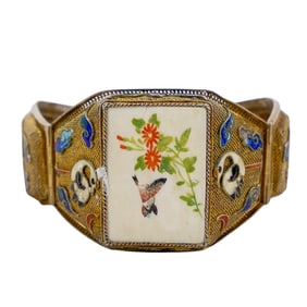 Silver Chinese Filigree Bracelet